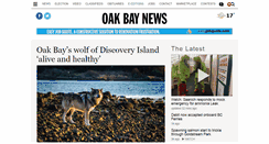 Desktop Screenshot of oakbaynews.com